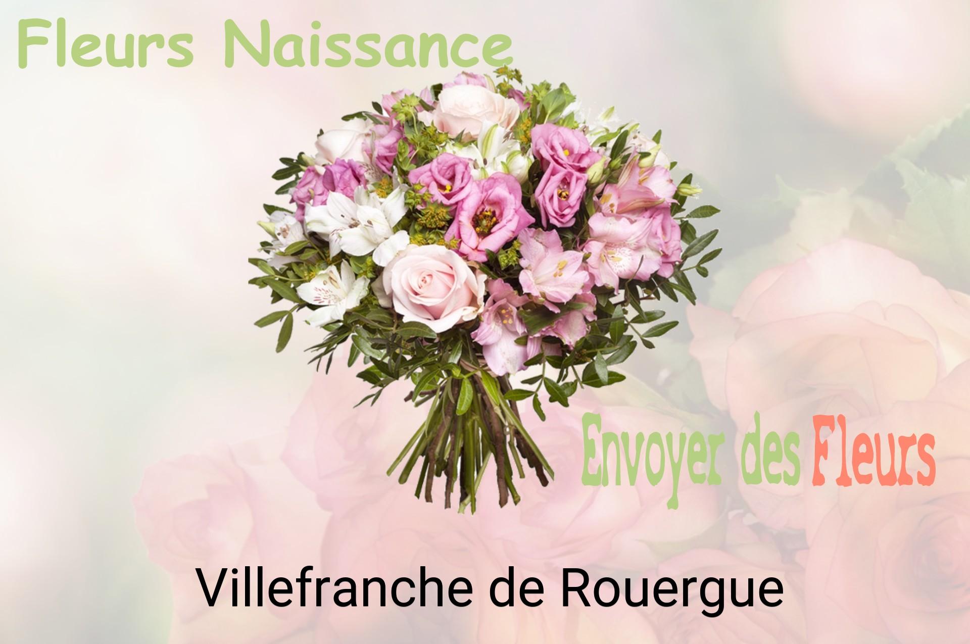 Bouquet de fleurs de naissance livré à Villefranche-de-Rouergue