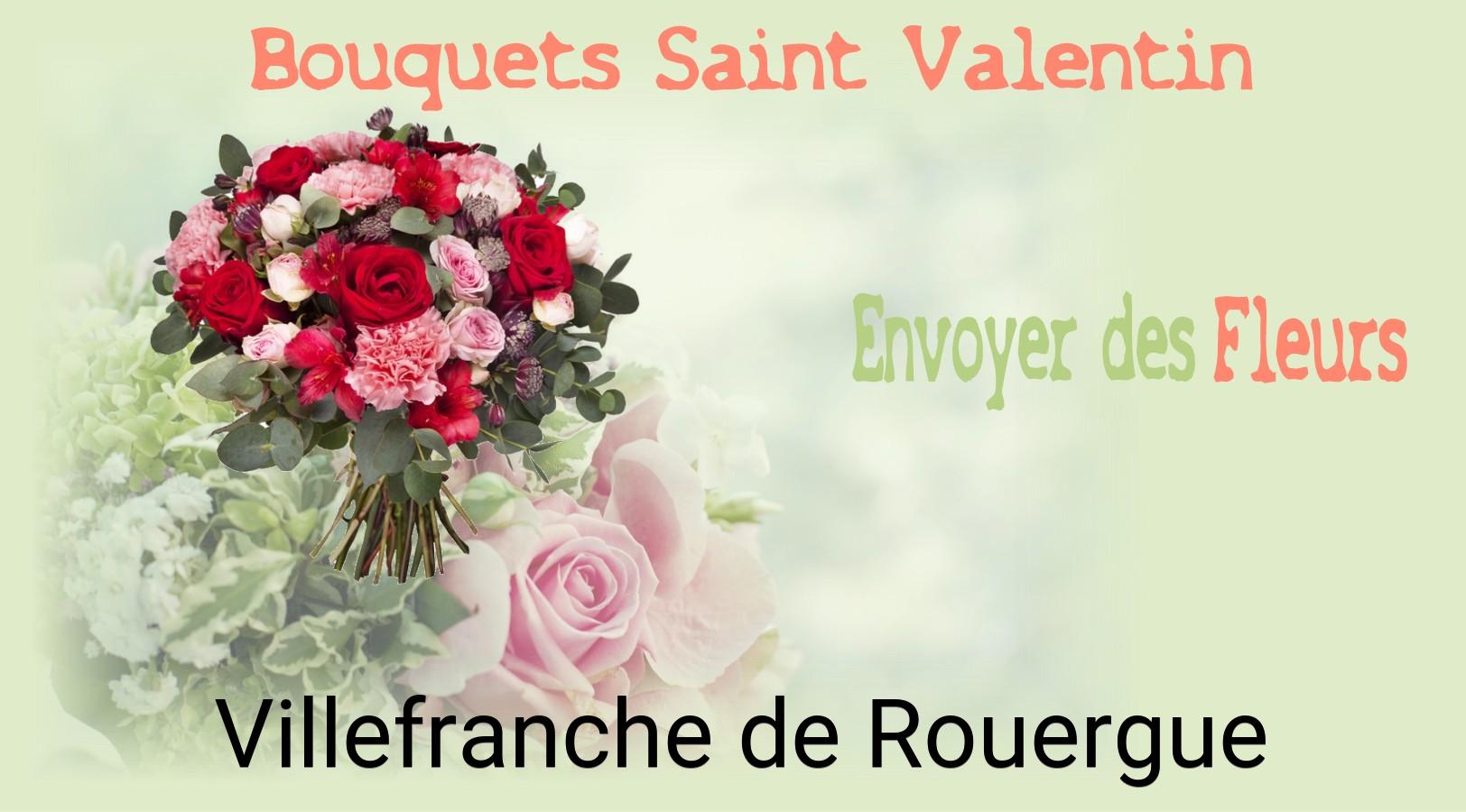 Roses de Saint-Valentin livrées à Villefranche-de-Rouergue